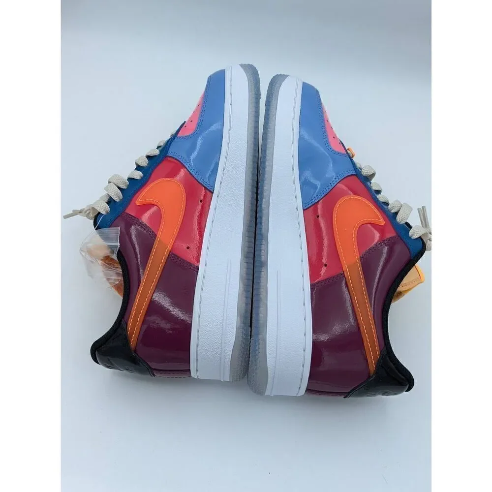 Nike Undefeated x Air Force 1 Low Total orange Men's 8 - Picture 6 of 11